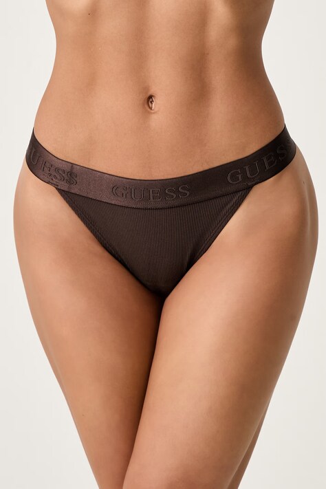 Guess Στρινγκ Γυναικεία PENELOPE καφέ O6BE08 K4919