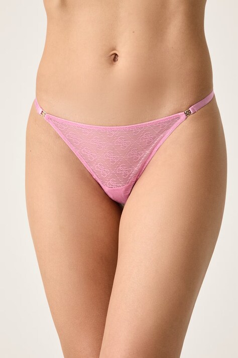 Guess Stringi damskie koronkowe TAYLOR różowe O6BE03 K4916