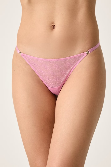 Guess Stringi damskie koronkowe TAYLOR różowe O6BE03 K4916