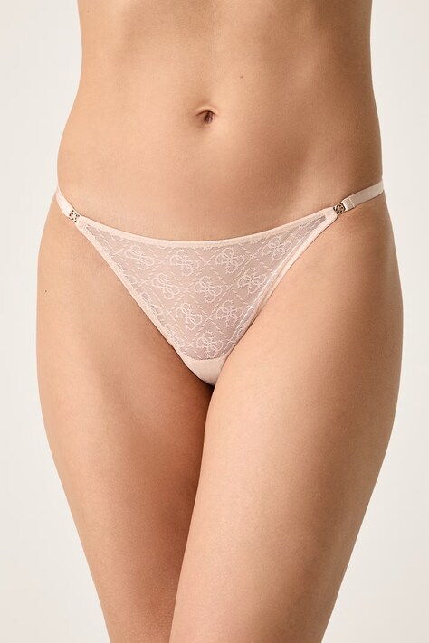 Guess Stringi damskie koronkowe TAYLOR beżowe O6BE03 K4916
