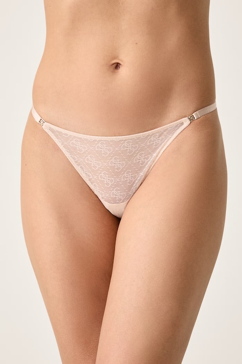 Guess Stringi damskie koronkowe TAYLOR beżowe O6BE03 K4916