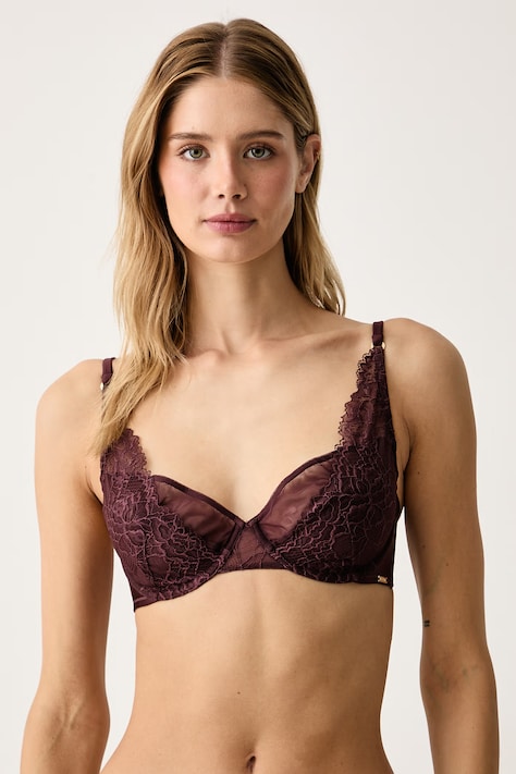 Guess Biustonosz JENNIFER bordowy O6BC11 K4980