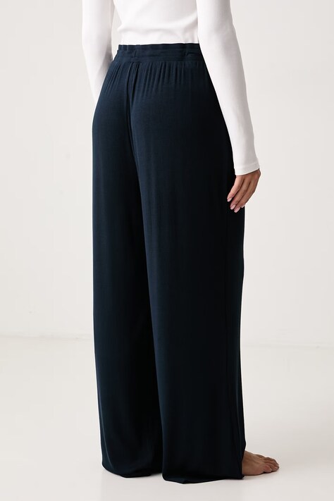 BOSS піжамні штани жіночі з модалем SHINY RIB_Pants — фото 3