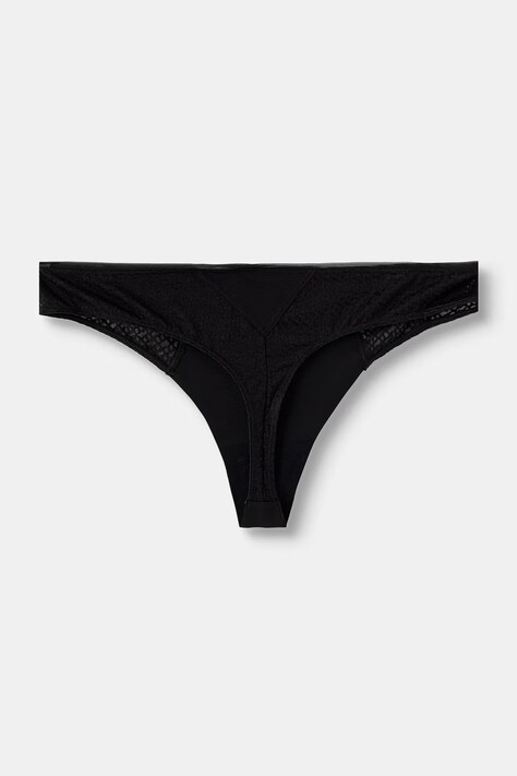 BOSS стрінги жіночі THONG_B LACE — AW26-BIDZYG, чорний — фото 2