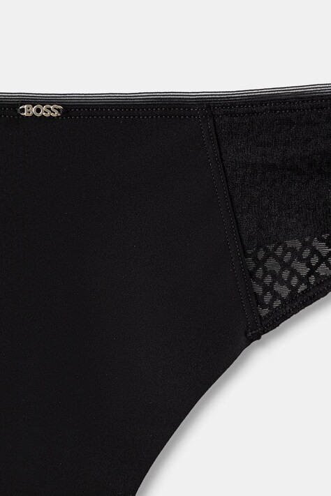 BOSS стрінги жіночі THONG_B LACE — AW26-BIDZYG, чорний — фото 3