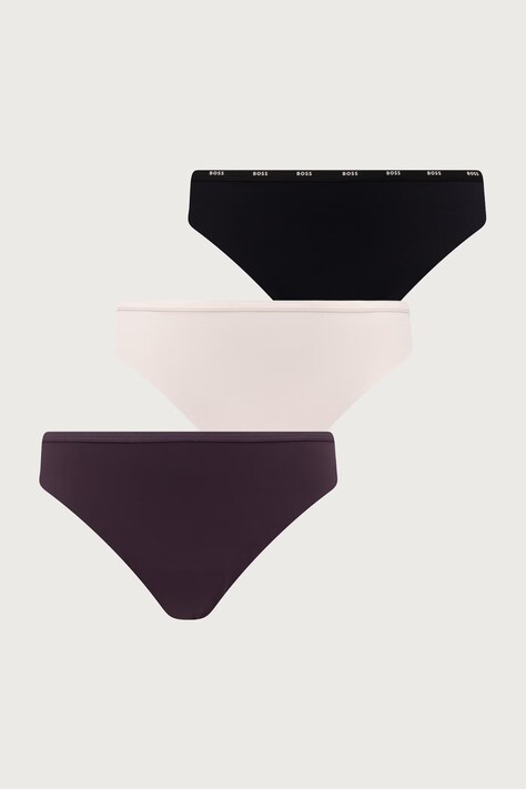 BOSS Figi damskie 3P MICRO THONG 3-pack multicolor 50566476
