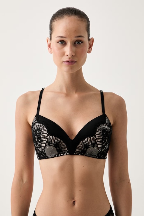 BOSS sutien SOFT PUSH UP_AURORA negru 50566452