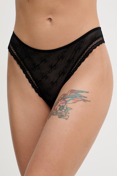 HUGO brazilke za žene LACY THONG crne 50566801