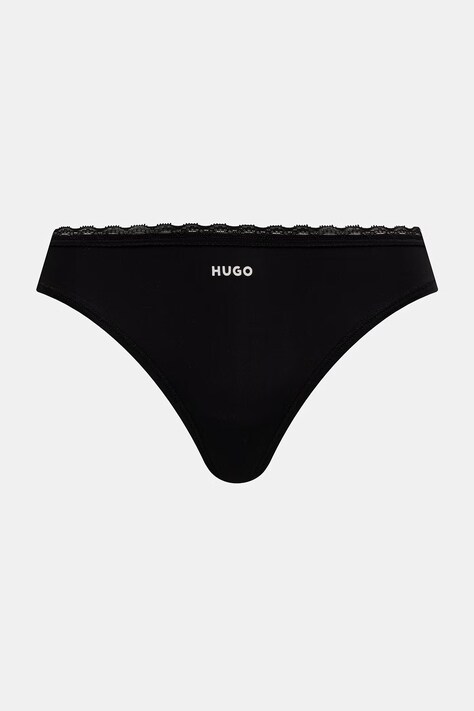 HUGO стрінги жіночі TRIPLET MICRO THONG 3 шт — AW26-BIDZZC, чорний — фото 2
