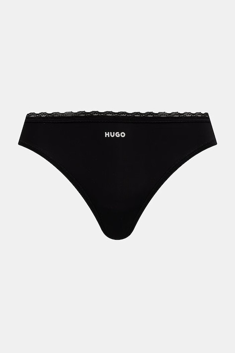 HUGO стрінги жіночі TRIPLET MICRO THONG 3 шт — AW26-BIDZZC, чорний — фото 2