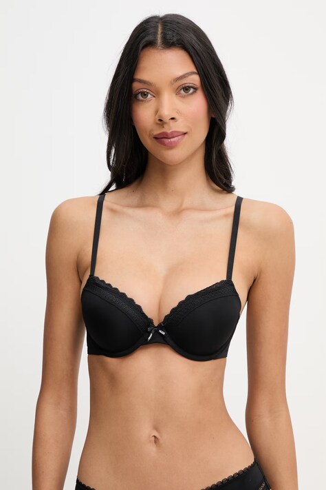 HUGO nedrček T-SHIRT BRA UNIQUE črn 50545719