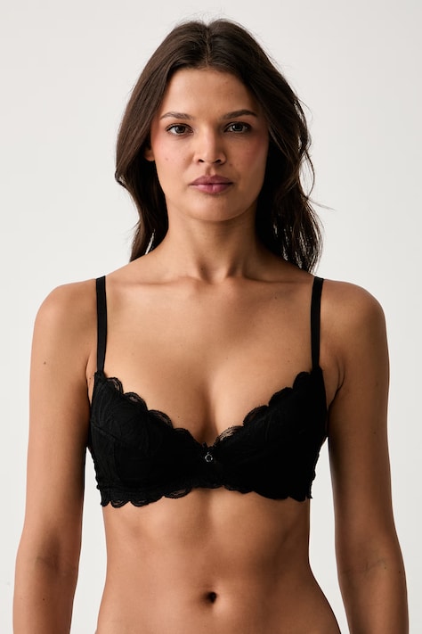 Emporio Armani Underwear biustonosz koronkowy czarny EW000437.AF25576