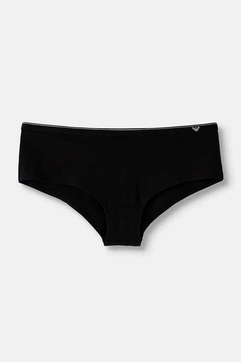 Emporio Armani Underwear figi damskie bawełniane z elastanem czarne EW000395.AF25589