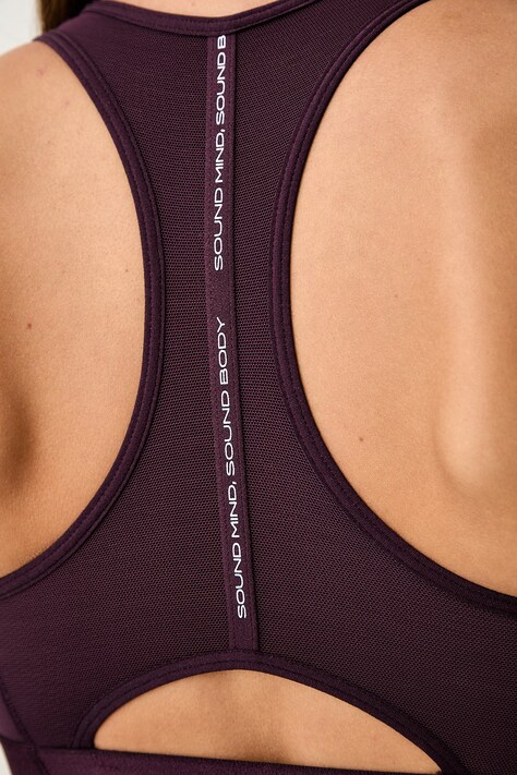 Asics biustonosz sportowy ROAD COMPRESSION BRA bordowy 2012C995.500