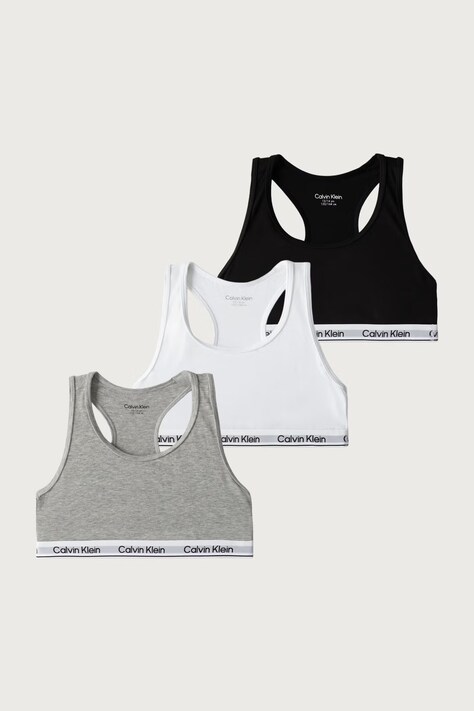 Calvin Klein Underwear Biustonosz dziecięcy 3-pack biały G80G800743