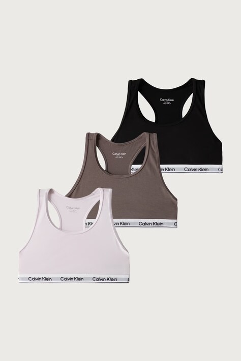 Calvin Klein Underwear Biustonosz dziecięcy 3-pack fioletowy G80G800743