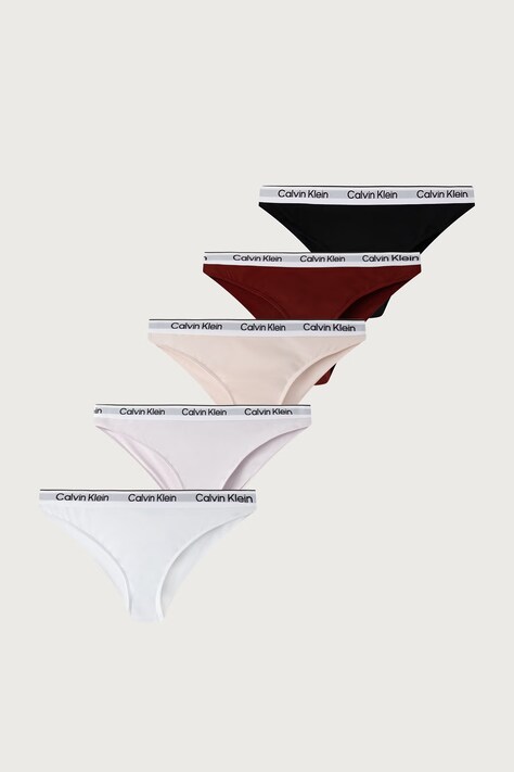Calvin Klein Underwear Figi dziecięce bawełniane z elastanem 5-pack multicolor G80G800740
