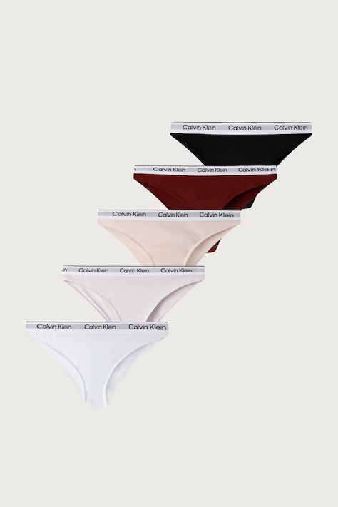 Calvin Klein Underwear Figi dziecięce bawełniane z elastanem 5-pack multicolor G80G800740