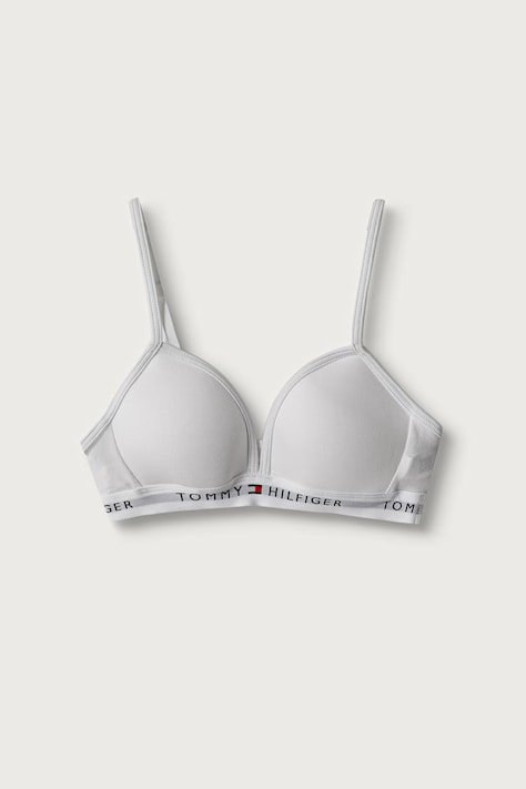 Tommy Hilfiger Biustonosz trójkątny dziecięcy biały UG0UG00850