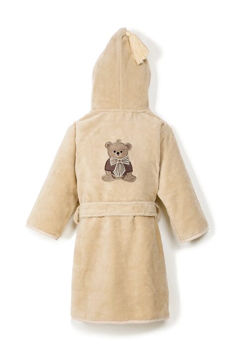 La Millou Szlafrok z kapturem dziecięcy BABY BEAR beżowy 153718