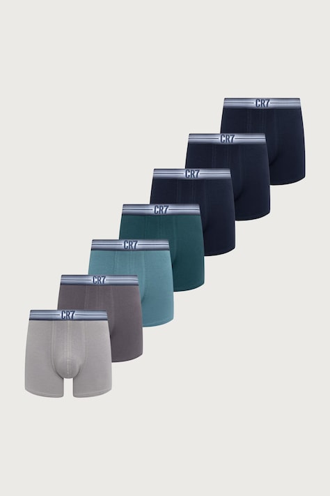 CR7 Cristiano Ronaldo Bokserki męskie z bawełną 7-pack granatowe 8127-4900-2829