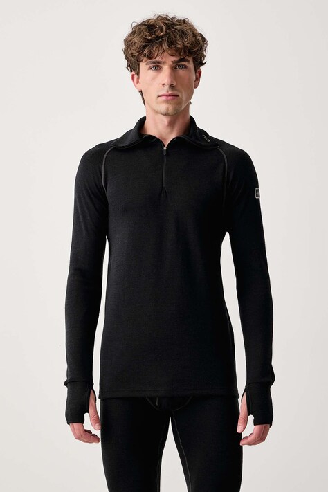 Devold Bluza funkcyjna męska wełniana Expedition Merino czarna PDGO.155.240.A