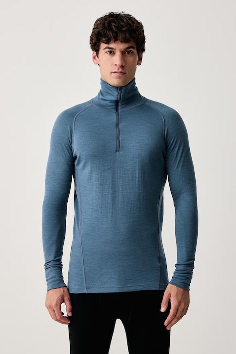 Devold Longsleeve funkcyjny męski z wełną merino Duo Active Merino niebieski PDGO.237.240.A