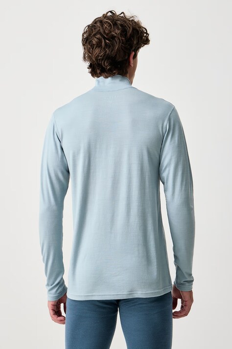 Devold Longsleeve funkcyjny męski wełniany Breeze Plus Merino niebieski PDGO.183.240.B