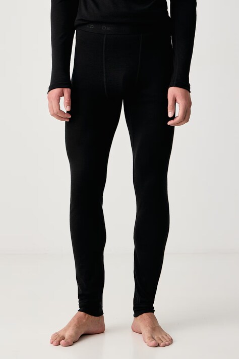 Devold Legginsy funkcyjne męskie wełniane Breeze Merino czarne PDGO.180.124.A