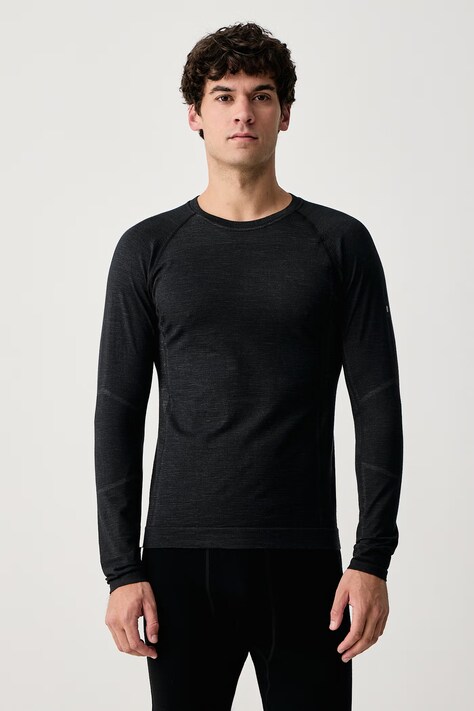 Smartwool Longsleeve termoaktywny męski z wełną merino czarny SW0028680011