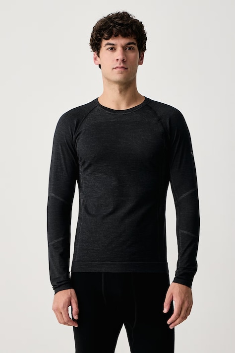 Smartwool Longsleeve termoaktywny męski z wełną merino czarny SW0028680011