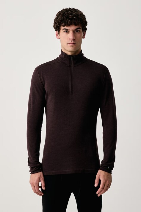 Smartwool Longsleeve termoaktywny męski z wełny merino brązowy SW002822P851