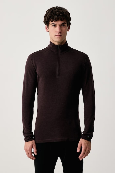 Smartwool Longsleeve termoaktywny męski z wełny merino brązowy SW002822P851