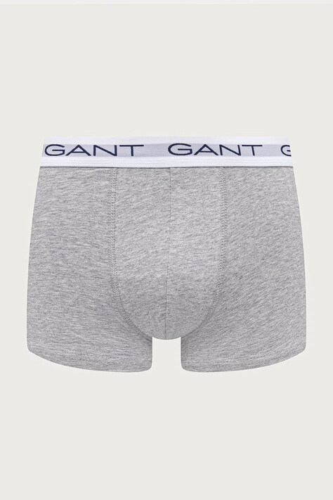 Gant Bokserki męskie bawełniane z elastanem 3-pack białe 902633003