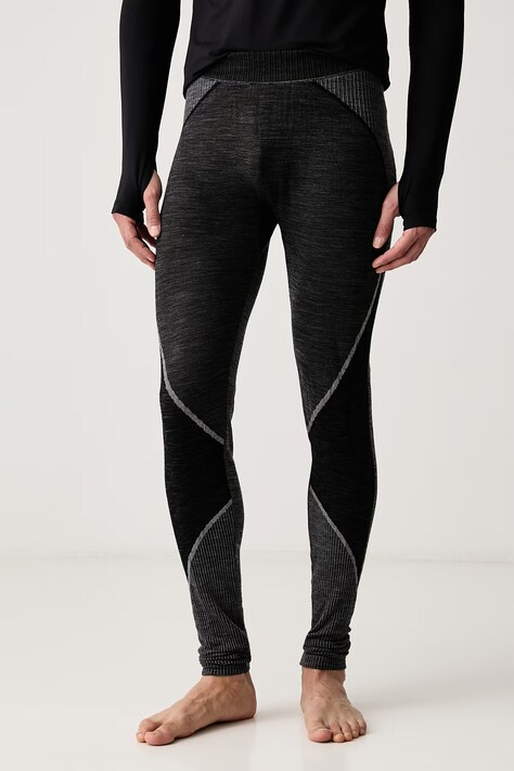 La Sportiva Legginsy funkcyjne męskie z wełną Wool70 Tech szare ZASB009