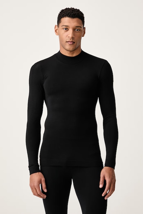 Fusalp Longsleeve termoaktywny męski z dodatkiem kaszmiru OWEN czarny Y2202