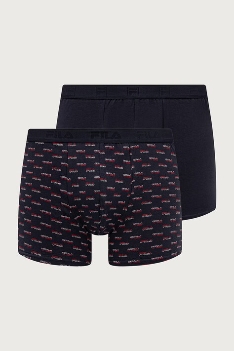 Fila Bokserki męskie z bawełną 2-pack granatowe FU5385.2