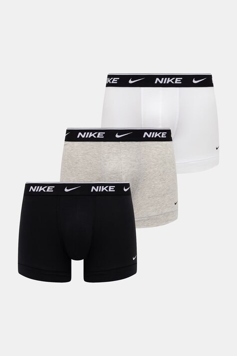 Nike bokserki dopasowane męskie bawełniane z elastanem 3-pack białe NQ00KE1284.XYO