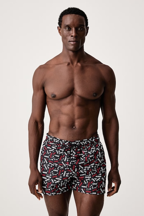 HUGO Szorty kąpielowe męskie RYU_Swim short czarne 50570337