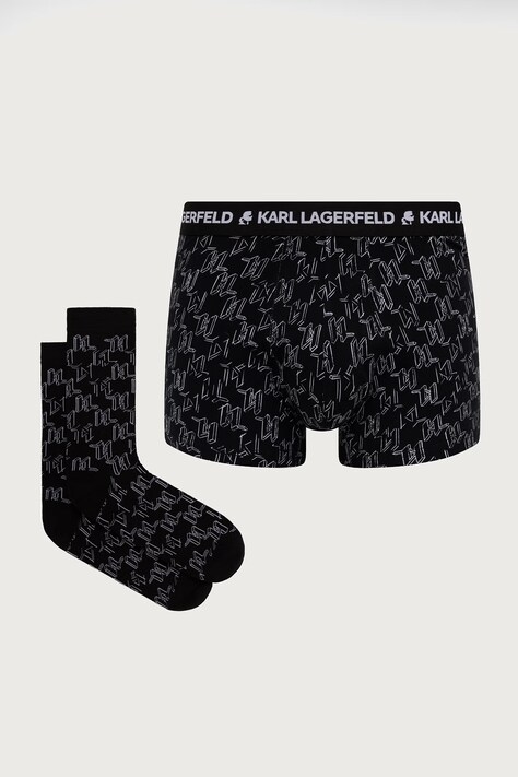 Karl Lagerfeld Ανδρικά με βαμβάκι μαύρα B4M47004