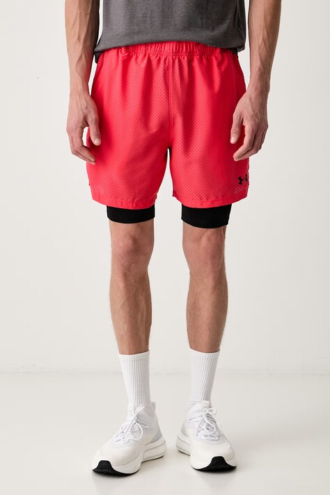 Under Armour szorty sportowe męskie Vanish czerwone regular waist 6013950