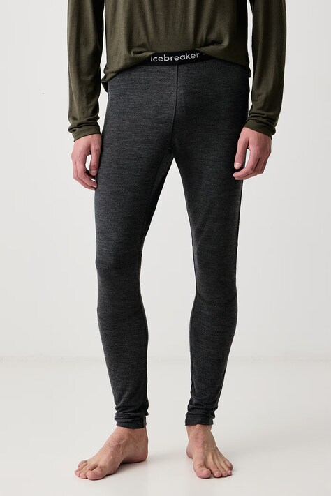 Icebreaker Legginsy funkcyjne męskie wełniane ZoneKnit 260 szare IB0A56HG0111