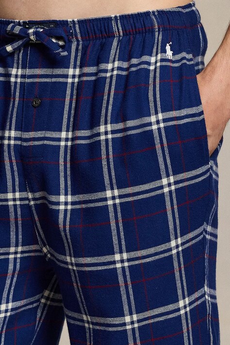 Polo Ralph Lauren роздільна піжама чоловіча бавовняна — AW26-BIMZR6, темно-синій — фото 4