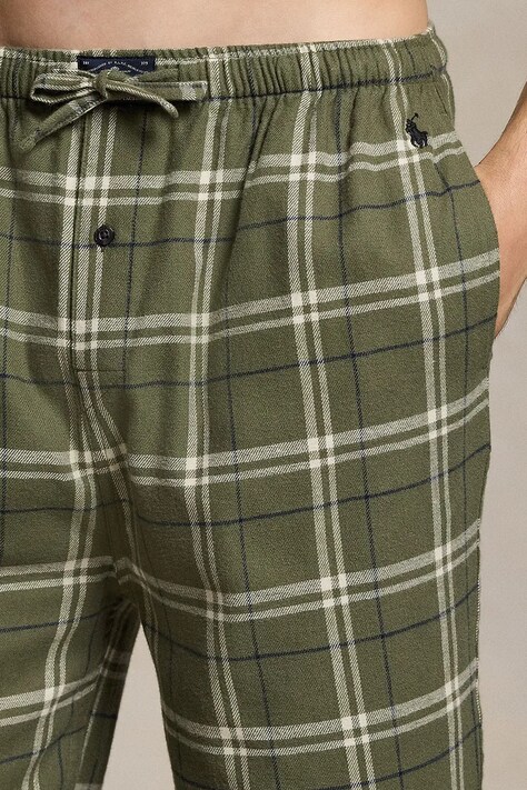 Polo Ralph Lauren роздільна піжама чоловіча бавовняна — AW26-BIMZR6, зелений — фото 4