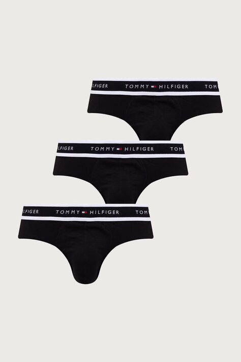 Tommy Hilfiger slipy męskie 3-pack czarne UM0UM03983