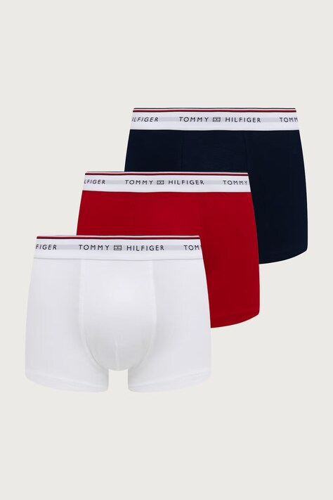 Tommy Hilfiger Uske bokserice za muškarce od pamuka s elastanom 3-pack mornarsko plave UM0UM03975