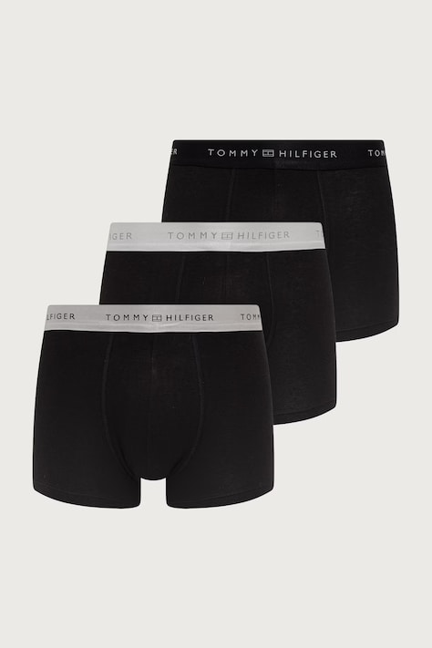 Tommy Hilfiger Uske bokserice za muškarce od pamuka s elastanom 3-pack crne UM0UM03964
