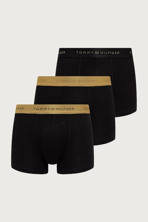 Tommy Hilfiger Uske bokserice za muškarce od pamuka s elastanom 3-pack crne UM0UM03964