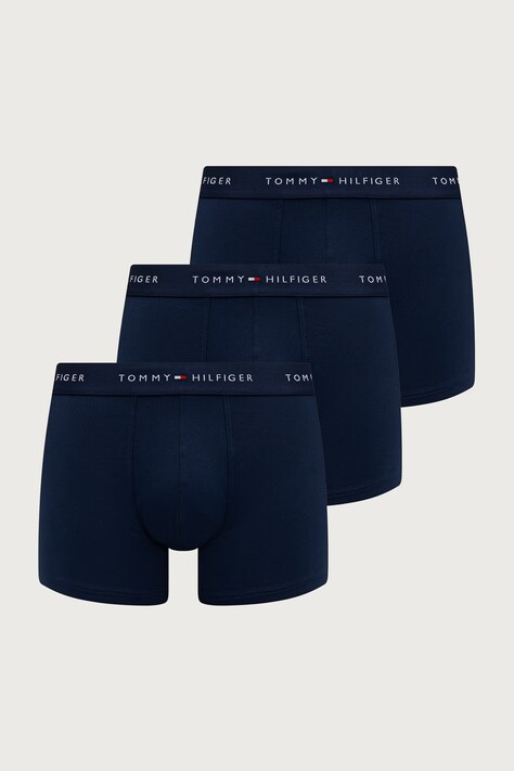 Tommy Hilfiger bokserki dopasowane męskie 3-pack granatowe UM0UM03877
