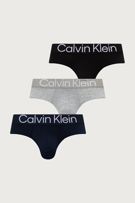 Calvin Klein Underwear Slipy męskie z lyocellem 3-pack czarne LV00NB4649